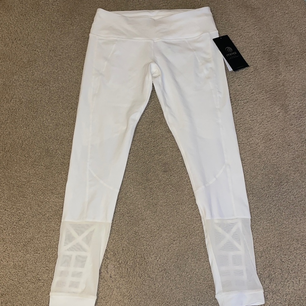 White Decode Leggings M